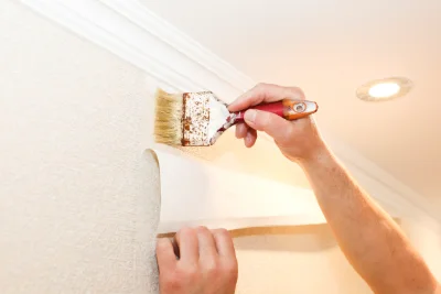 Pose de papier peint à Préhy — revêtements muraux et toiles de verre